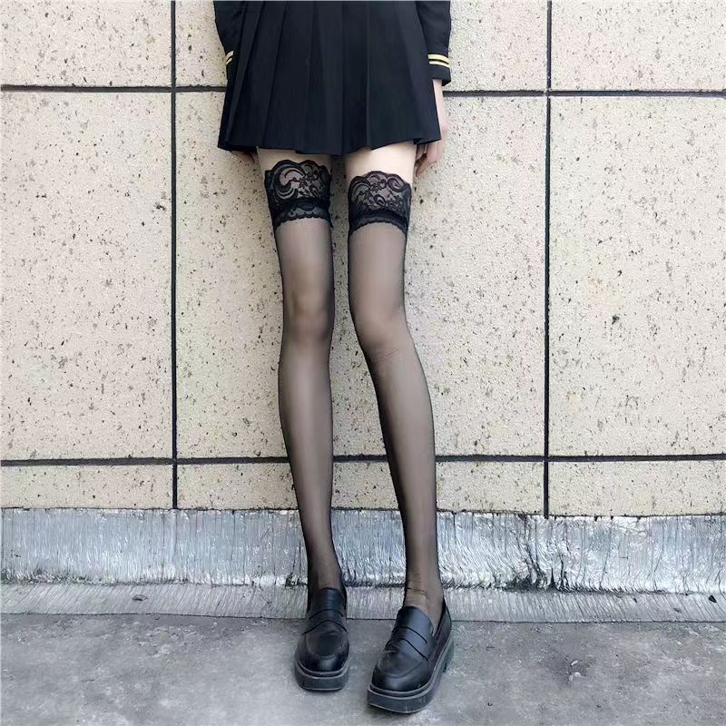 Nylon Thigh High Stockings For Women