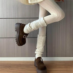Womens Nylon Plait Pattern Slim Fit Tights