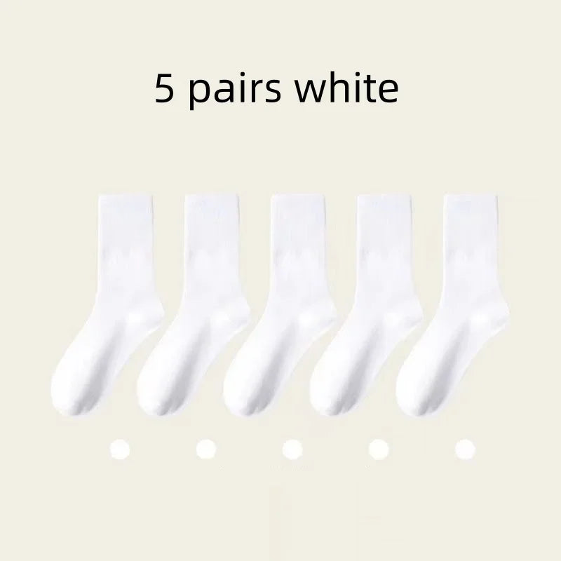 Polyester Elastane Low Tube Socks Set