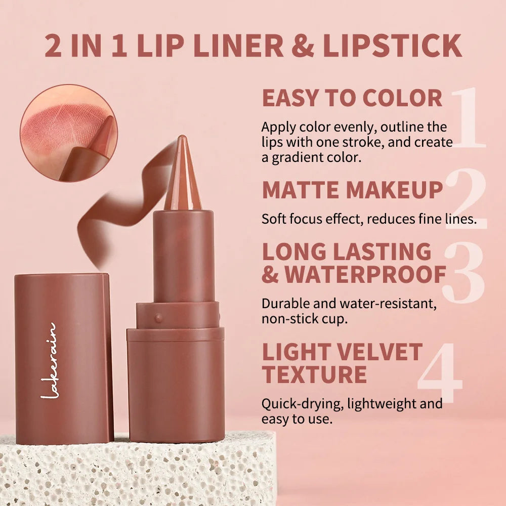 Water Lip Stain and Lip Gloss Butter Combo Set
