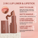 Water Lip Stain and Lip Gloss Butter Combo Set