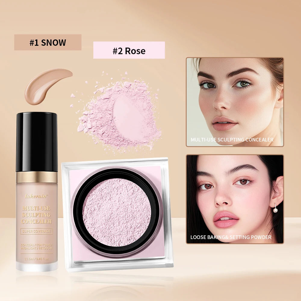 Concealer And Setting Powder Makeup Set