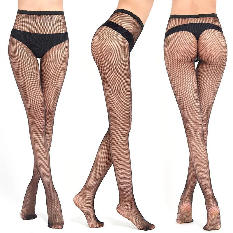 Nylon Polyester Fishnet Mesh Tights