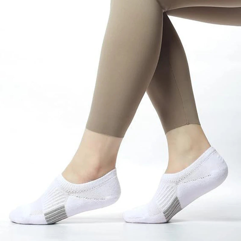 Breathable Polyester Invisible Ankle Socks for Women - 9