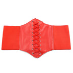 Synthetic Leather Waist Cincher Corset Belt