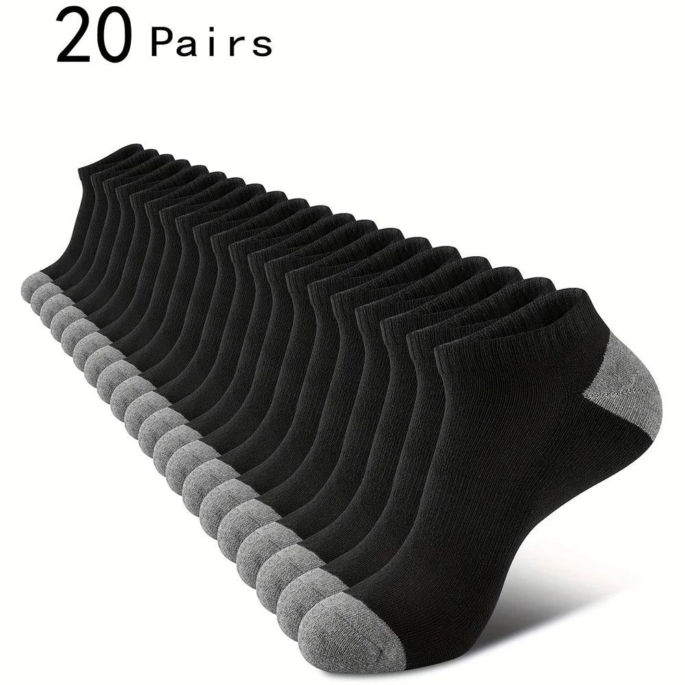Polyester Elastane Blend Casual Low Cut Socks - 5