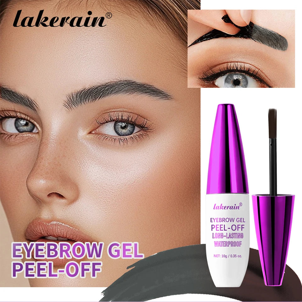 Waterproof Peel Off Eyebrow Tint Gel Long Lasting Tattoo Cream