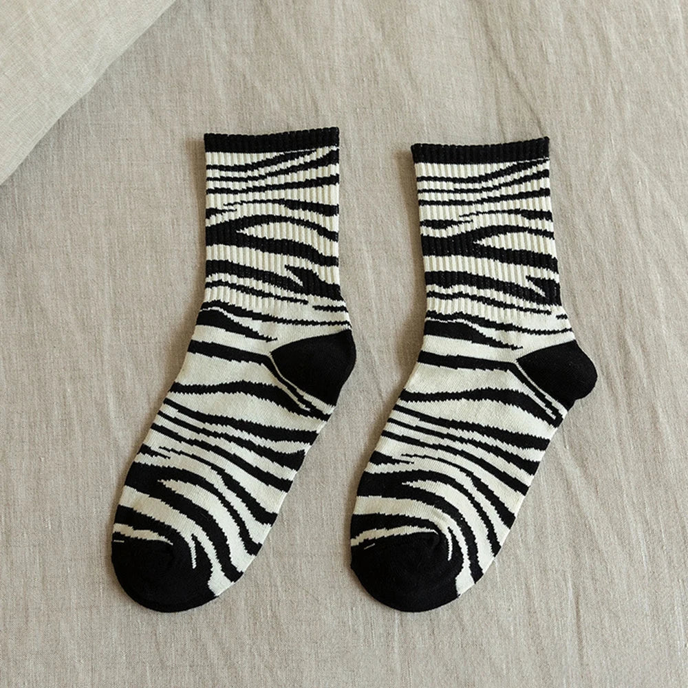 Polyester Spandex Cartoon Casual Socks
