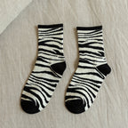 Polyester Spandex Cartoon Casual Socks
