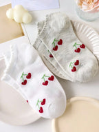 5 Pairs Women Polyester Elastane Casual Ankle Socks