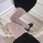 Star Moon Pattern Nylon Fishnet Pantyhose Tights