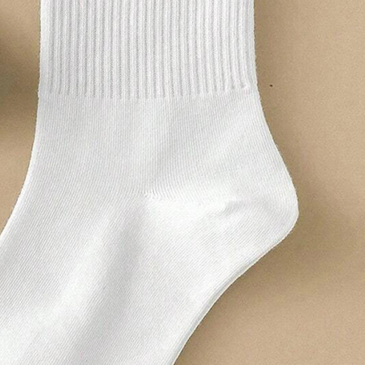 Polyester Elastane Knit Crew Socks