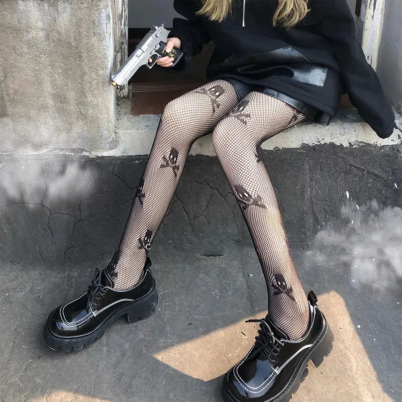 Nylon Fishnet Pantyhose Stretchy Mesh Tights - 21
