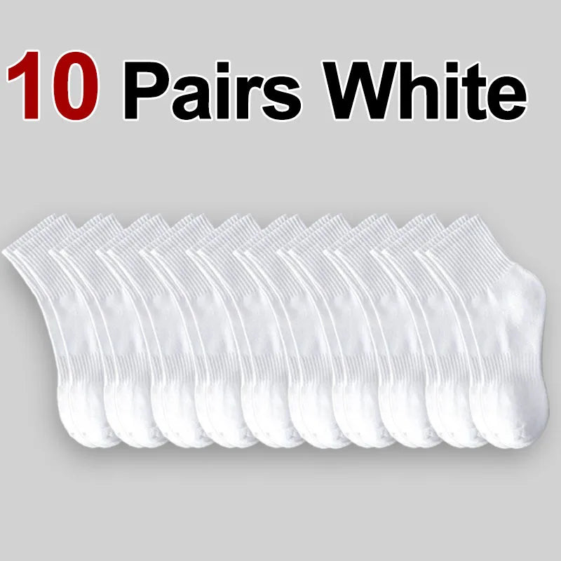 Polyester Blend Mid Calf Crew Socks Multipack - 19