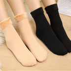 Polyester Fleece Lined Winter Socks