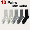 Polyester Elastane Mesh Mid Tube Casual Socks