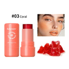 Cooling Water Jelly Tint Blush Stick for Lips and Cheeks