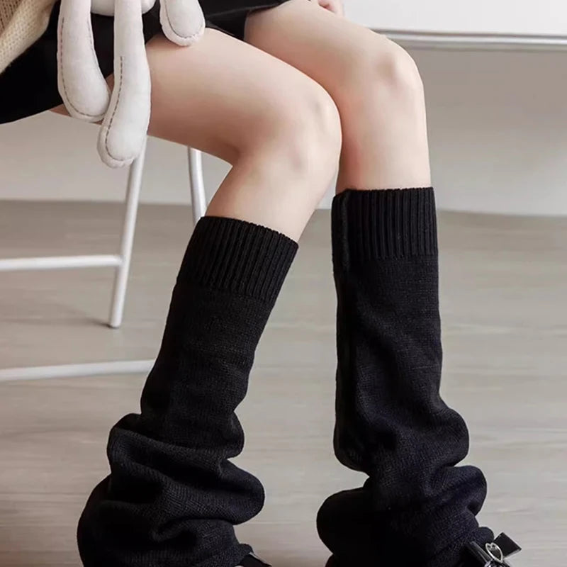 Polyester Spandex Knitted Leg Warmers