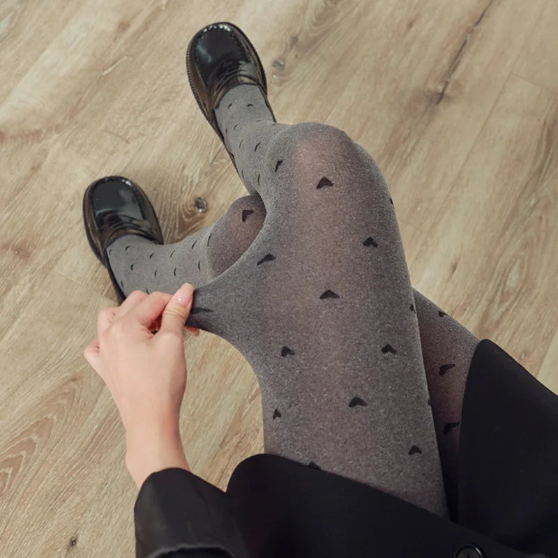 Polka Dot Nylon Pantyhose Tights for Women