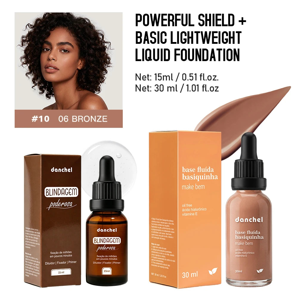 Liquid Foundation and Primer Makeup Set - 27