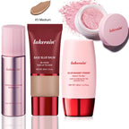 Matte Makeup Setting Primer Powder and Balm Set