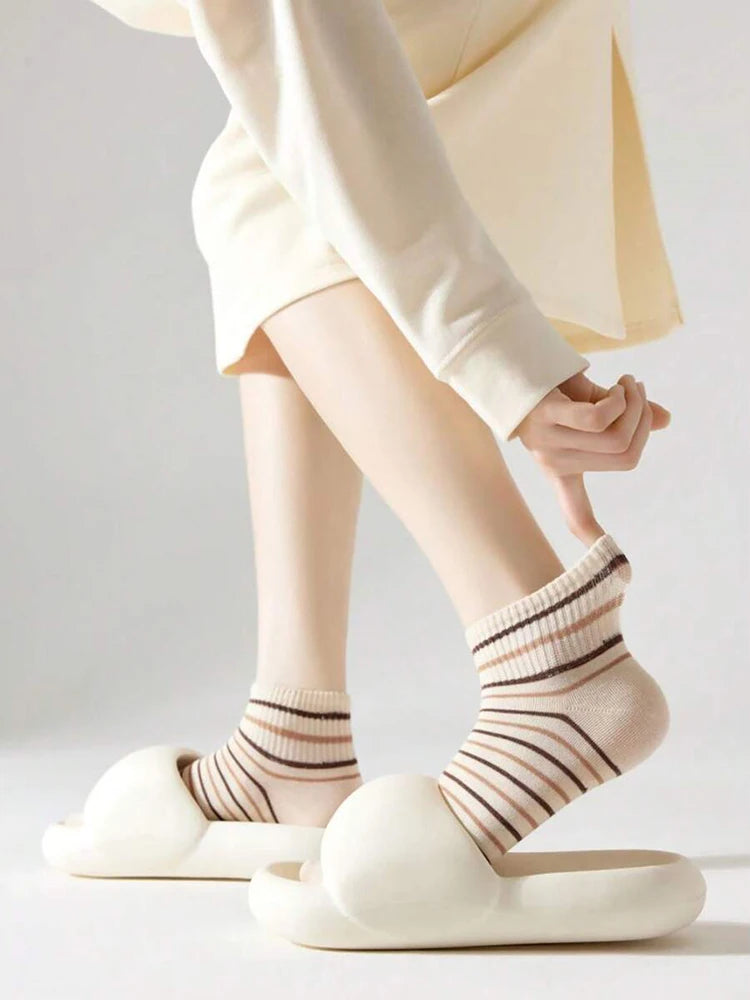 Polyester Blend Casual Cartoon Ankle Socks 5 Pack - 2