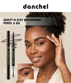 Waterproof Eyebrow Pencil and Sculpting Gel