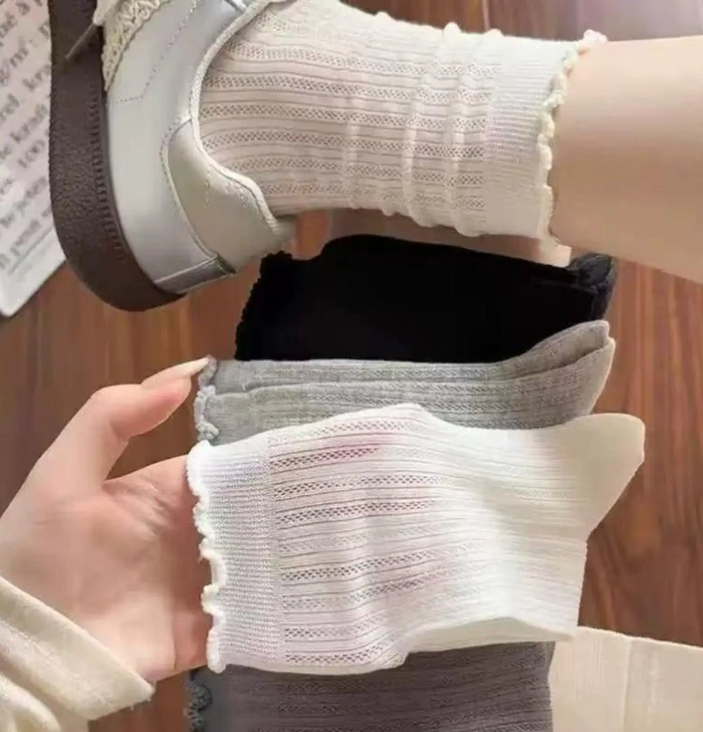 Polyester Cotton Casual Bear Socks