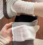 Polyester Cotton Casual Bear Socks