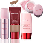 Matte Makeup Setting Primer Powder and Balm Set