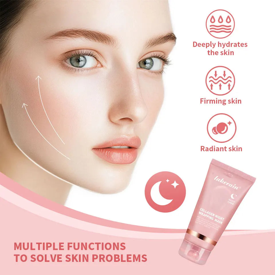 Collagen and Turmeric Peel Off Overnight Facial Mask Duo - 9