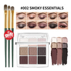 9 Color Powder Eyeshadow Palette with Makeup Brush