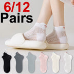 Polyester Elastane Low Cut Mesh Socks