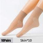 Nylon Elastane Breathable Anti Slip Women Boat Socks
