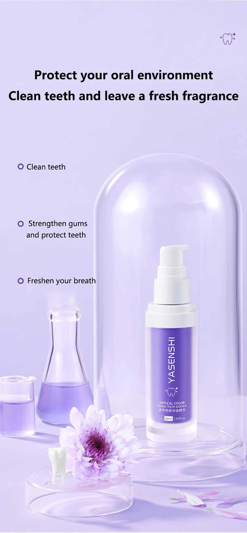 30ml Whitening Toothpaste Deep Cleaning Oral Care Essence - 12