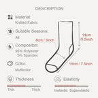 Polyester Elastane Crew Socks Graffiti Pattern Casual Footwear