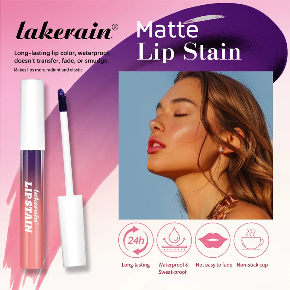 Peel Off Lip Stain Waterproof Long Lasting Tint - 7