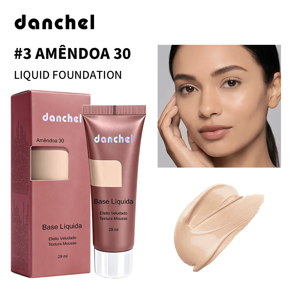 Liquid Foundation Velvet Matte Face Makeup