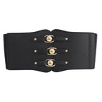 Synthetic Leather Waist Cincher Corset Belt