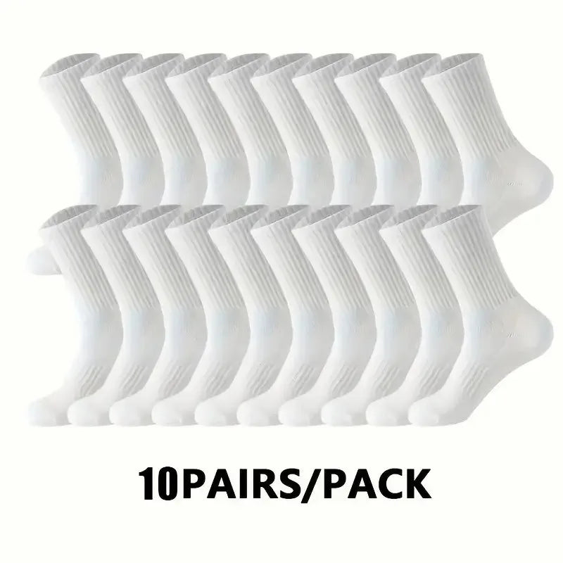 Polyester Spandex Casual Middle Tube Socks - 24