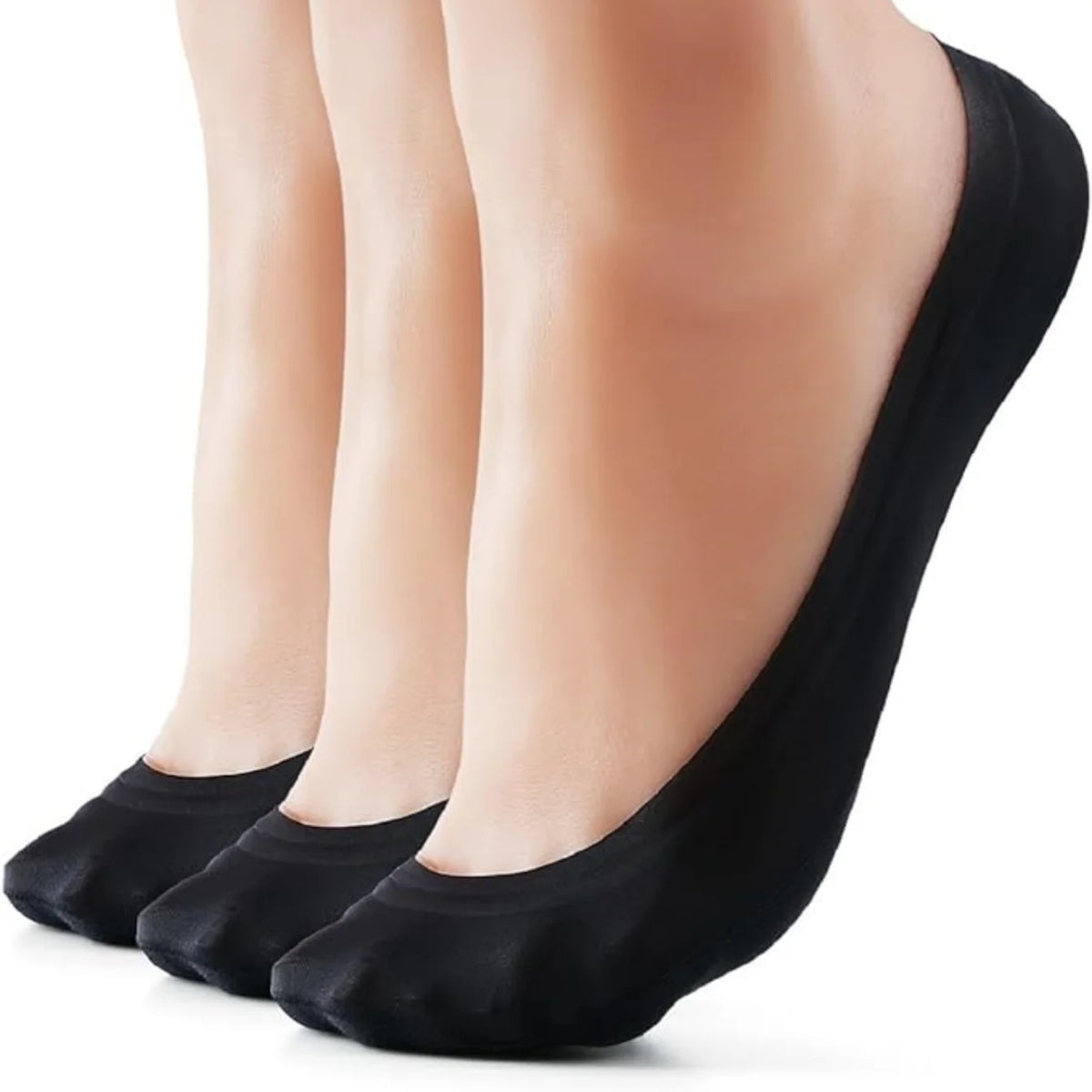Nylon Elastane Invisible Low Cut Non Slip Liner Socks