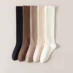 Polyester Elastane Blend Calf Socks for Women