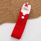 Polyester Elastane Cartoon Over Knee Floor Socks