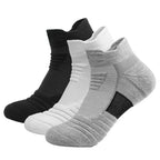 Polyester Elastane Mens Athletic Sports Socks 10 Pairs