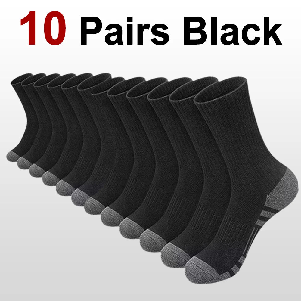 Polyester Spandex Breathable Athletic Crew Socks - 17