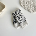 Thick Wool Leopard Print Thermal Socks for Women