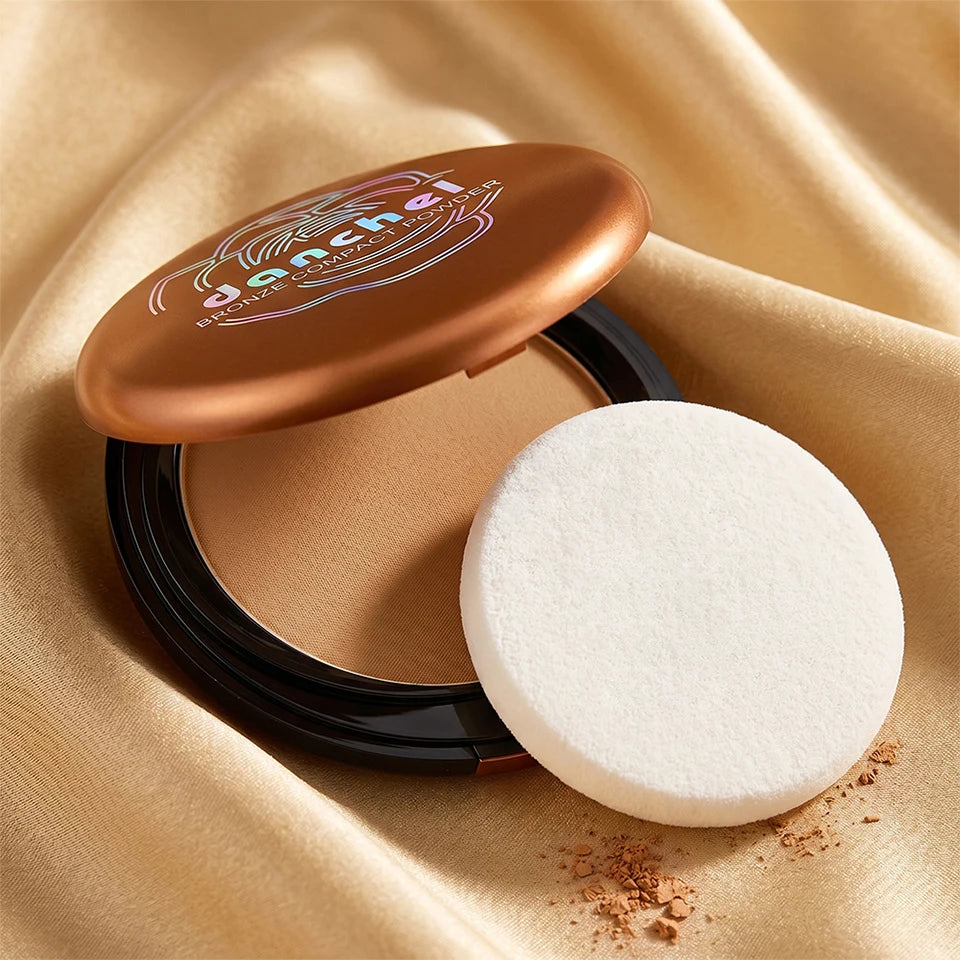 Matte Bronze Pressed Powder Face Contouring Makeup
