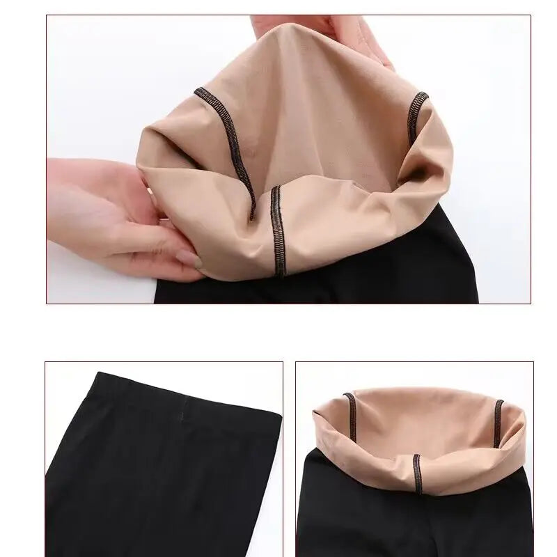 Polyester Elastane Transparent Elastic Tights - 4