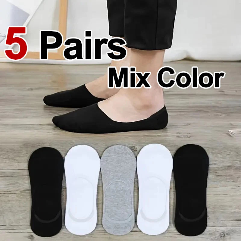 Polyester Elastane Low Cut Invisible Socks - 13