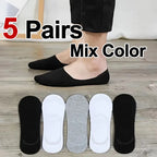 Polyester Elastane Low Cut Invisible Socks